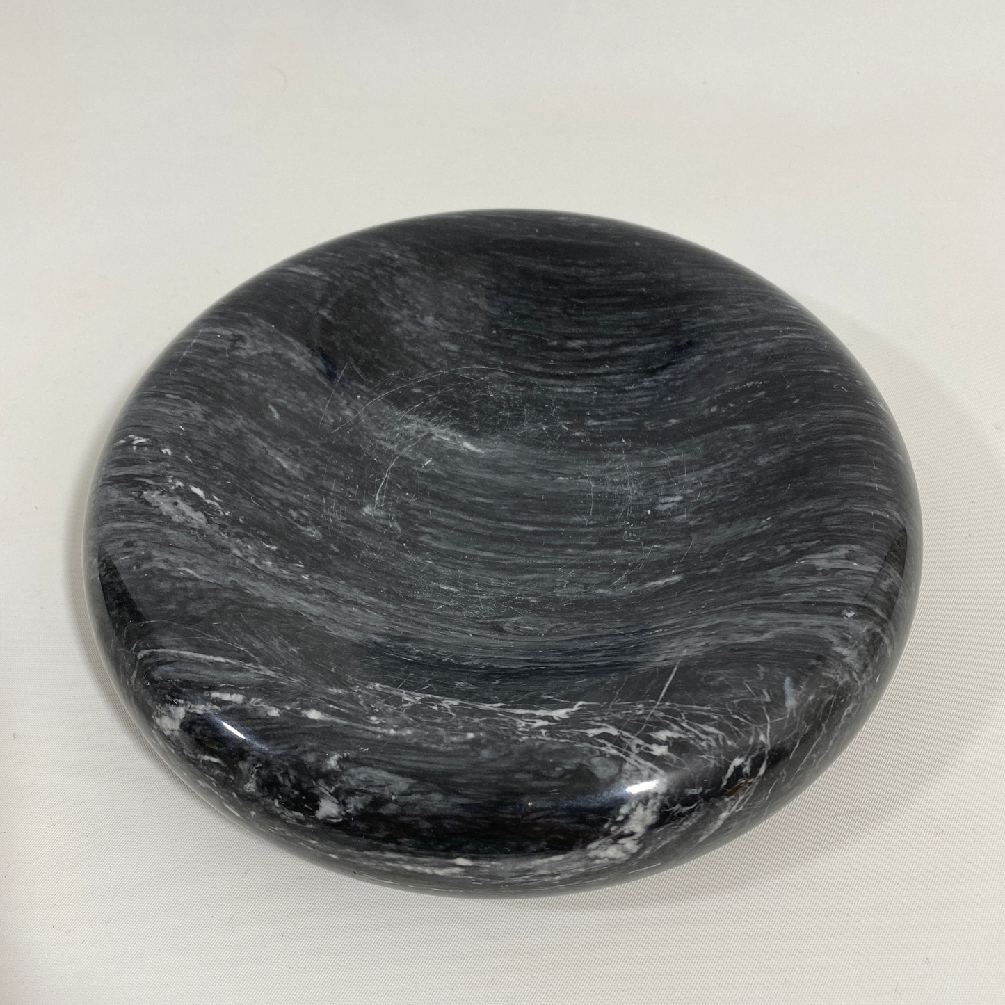 Concave Marble Catchall Bowl after Sergio Asti