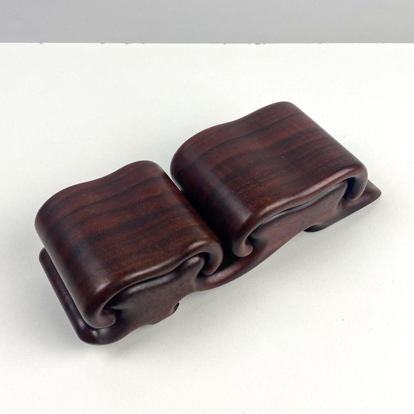 Marilyn and Fred Buss Puzzle Box in Black Walnut