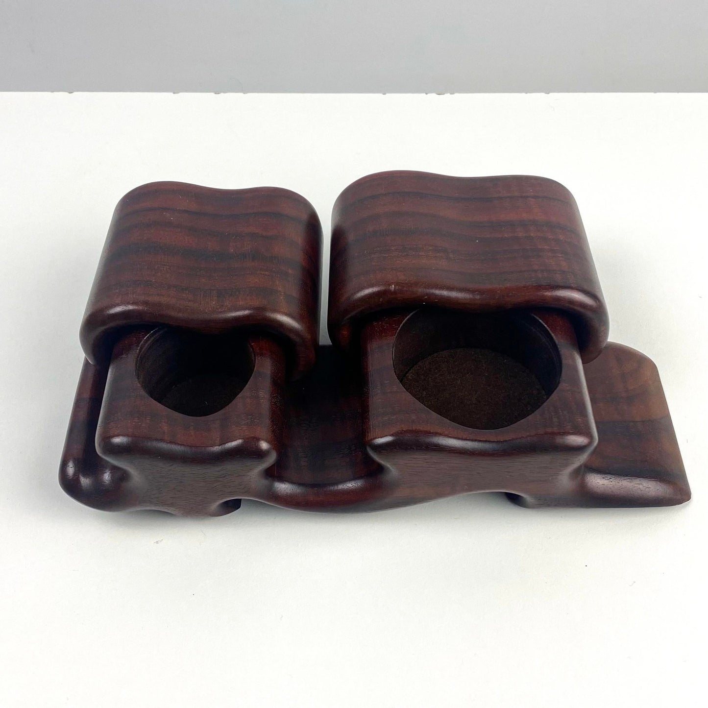 Marilyn and Fred Buss Puzzle Box in Black Walnut
