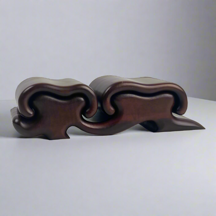 Marilyn and Fred Buss Puzzle Box in Black Walnut