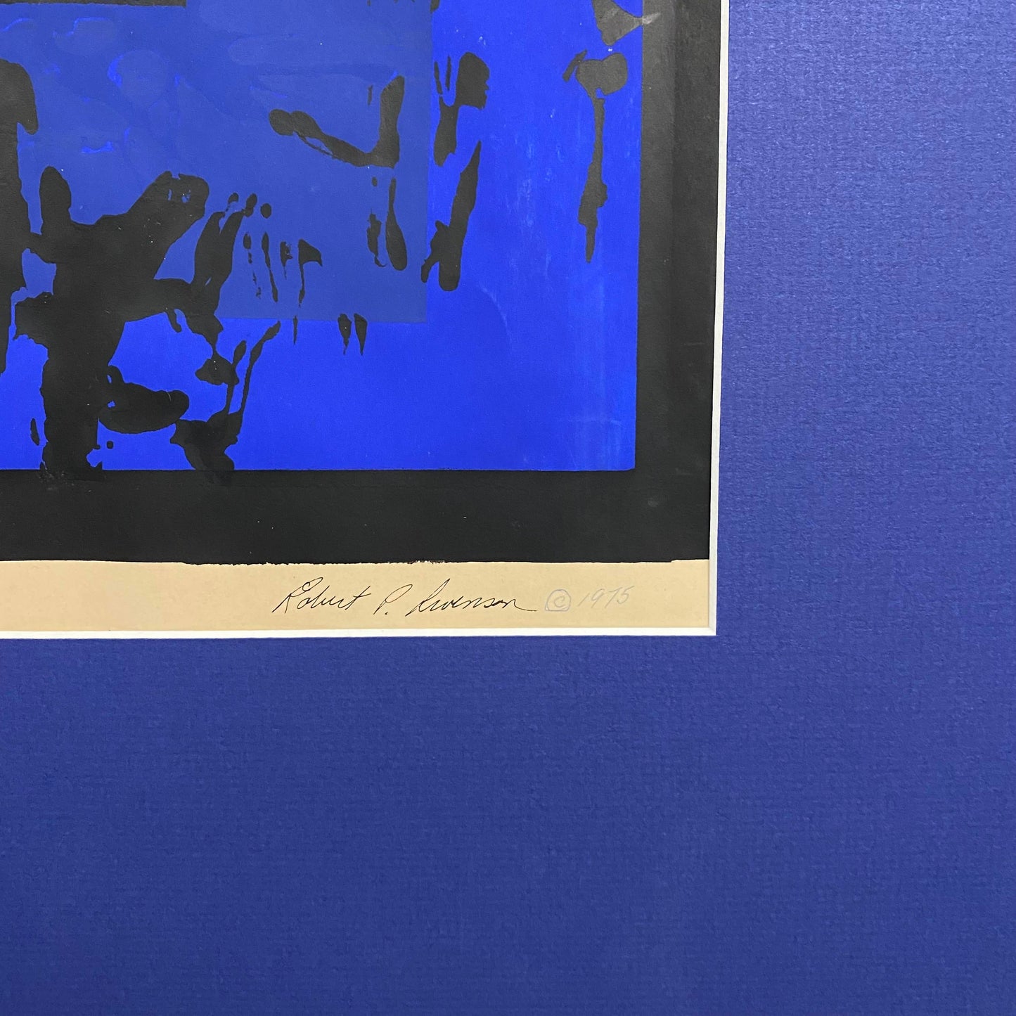 1975 Robert Levenson "Midnight" Silkscreen Original