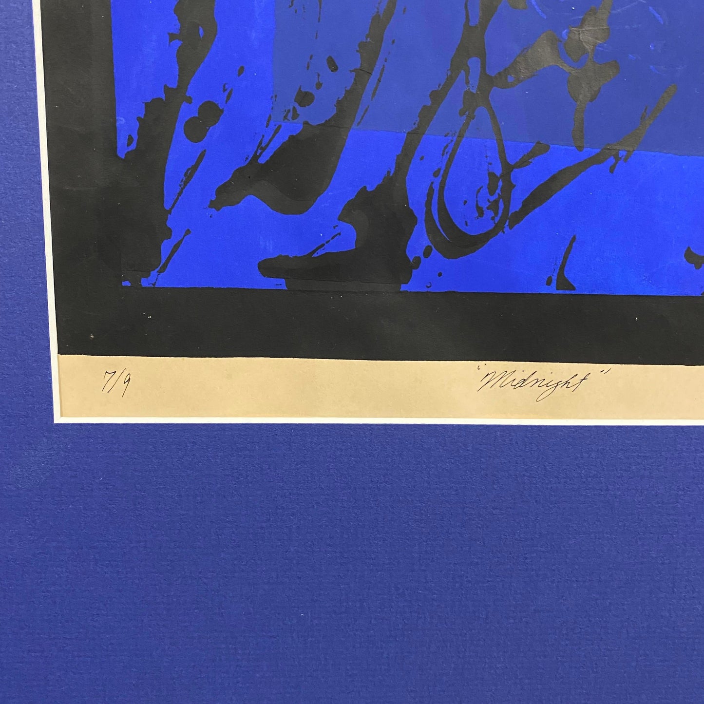 1975 Robert Levenson "Midnight" Silkscreen Original