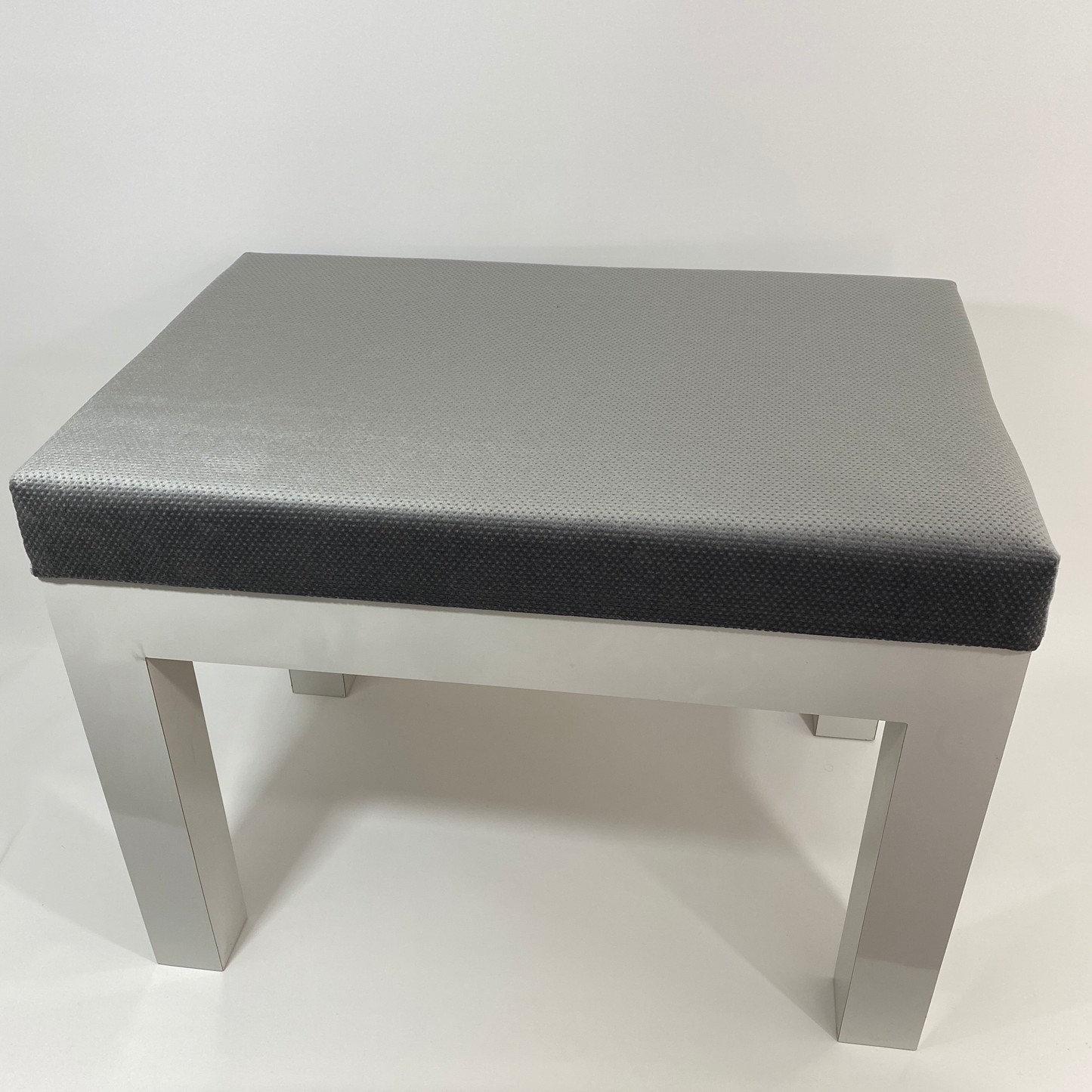 Parsons Grey Laminate Upholstered Bench