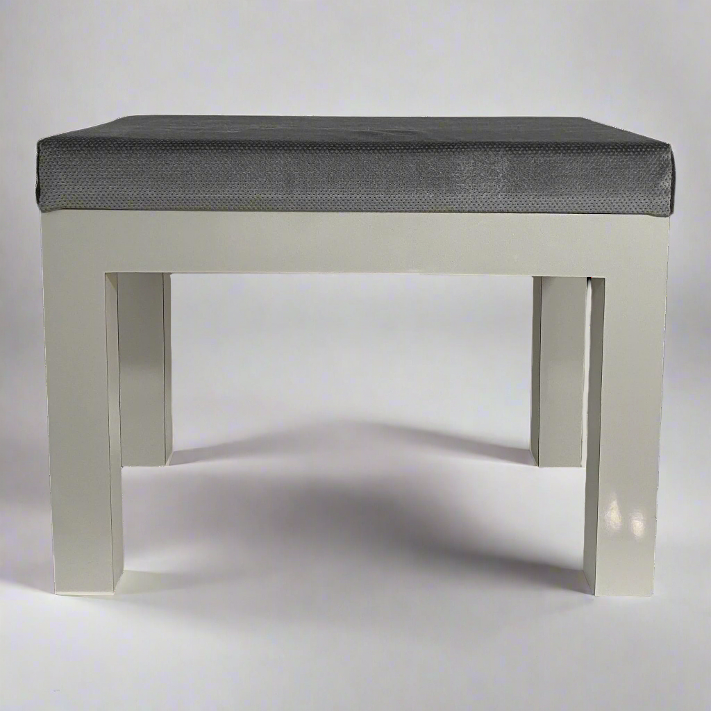 Parsons Grey Laminate Upholstered Bench