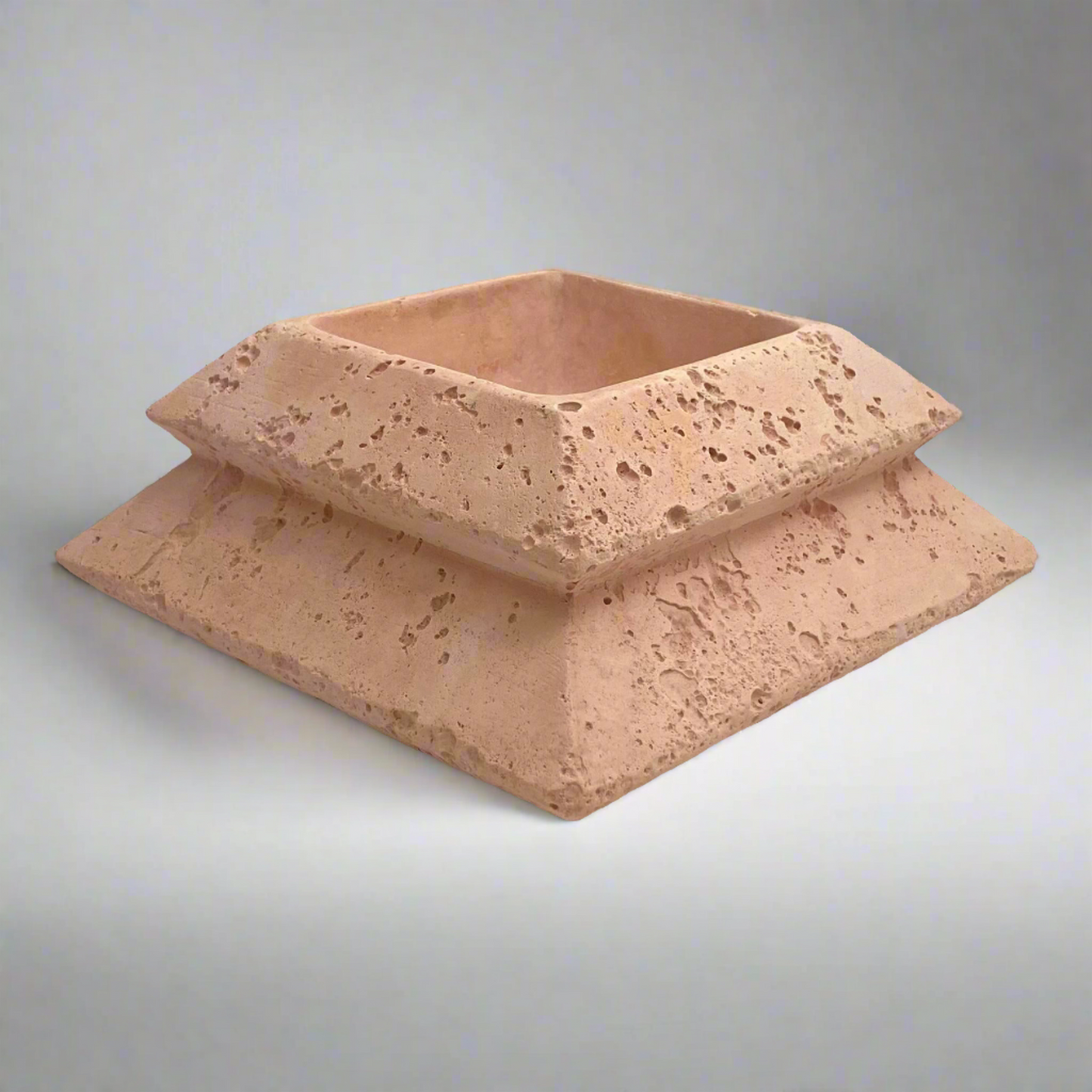 1985 Jaru Stone Ceramic Stepped Catchall
