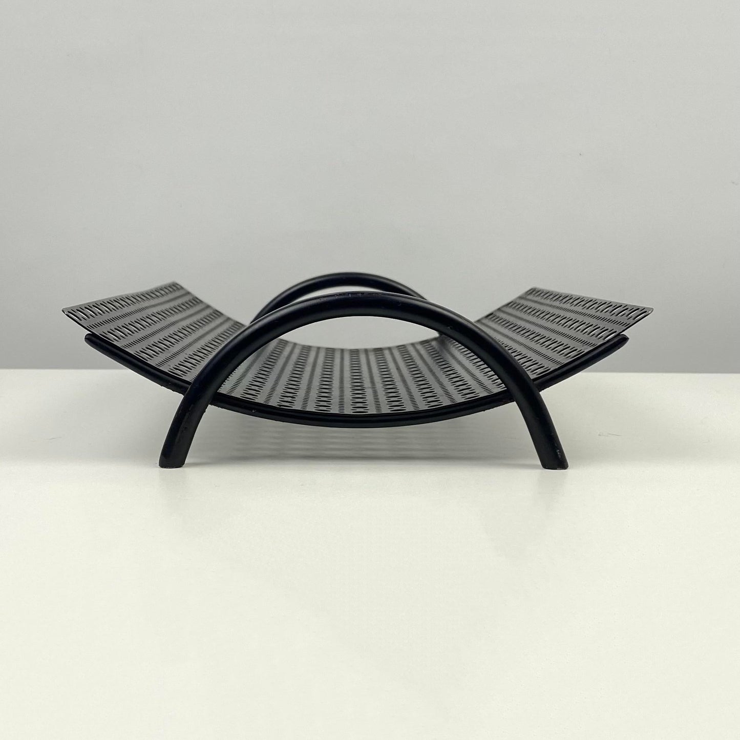 Postmodern Mathieu Matégot Style Perforated Metal Catch All Tray