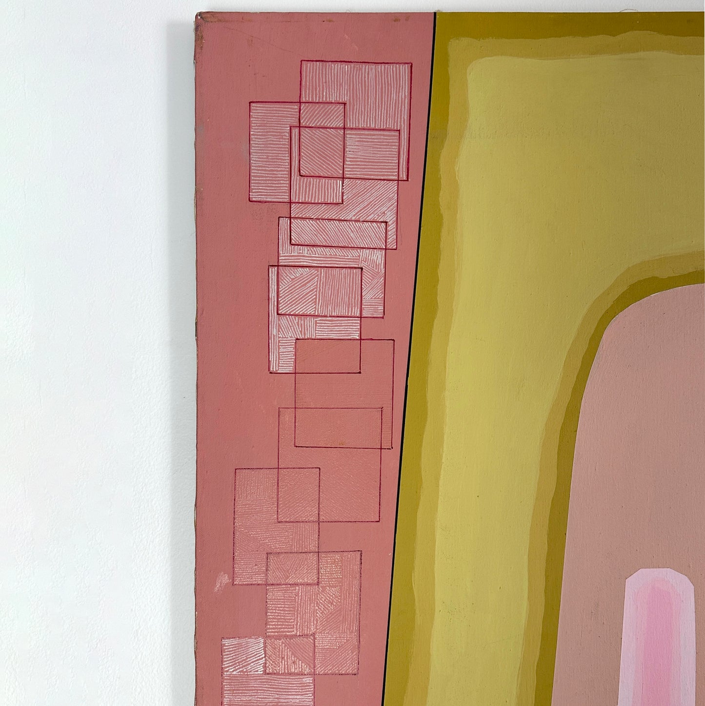 J. Rothenberg (Active C. 1935-1990) Cubist Modernist Original Painting