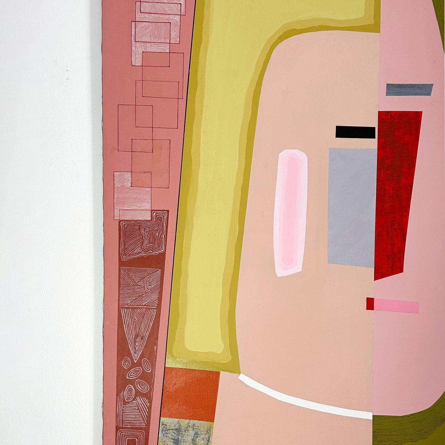 J. Rothenberg (Active C. 1935-1990) Cubist Modernist Original Painting