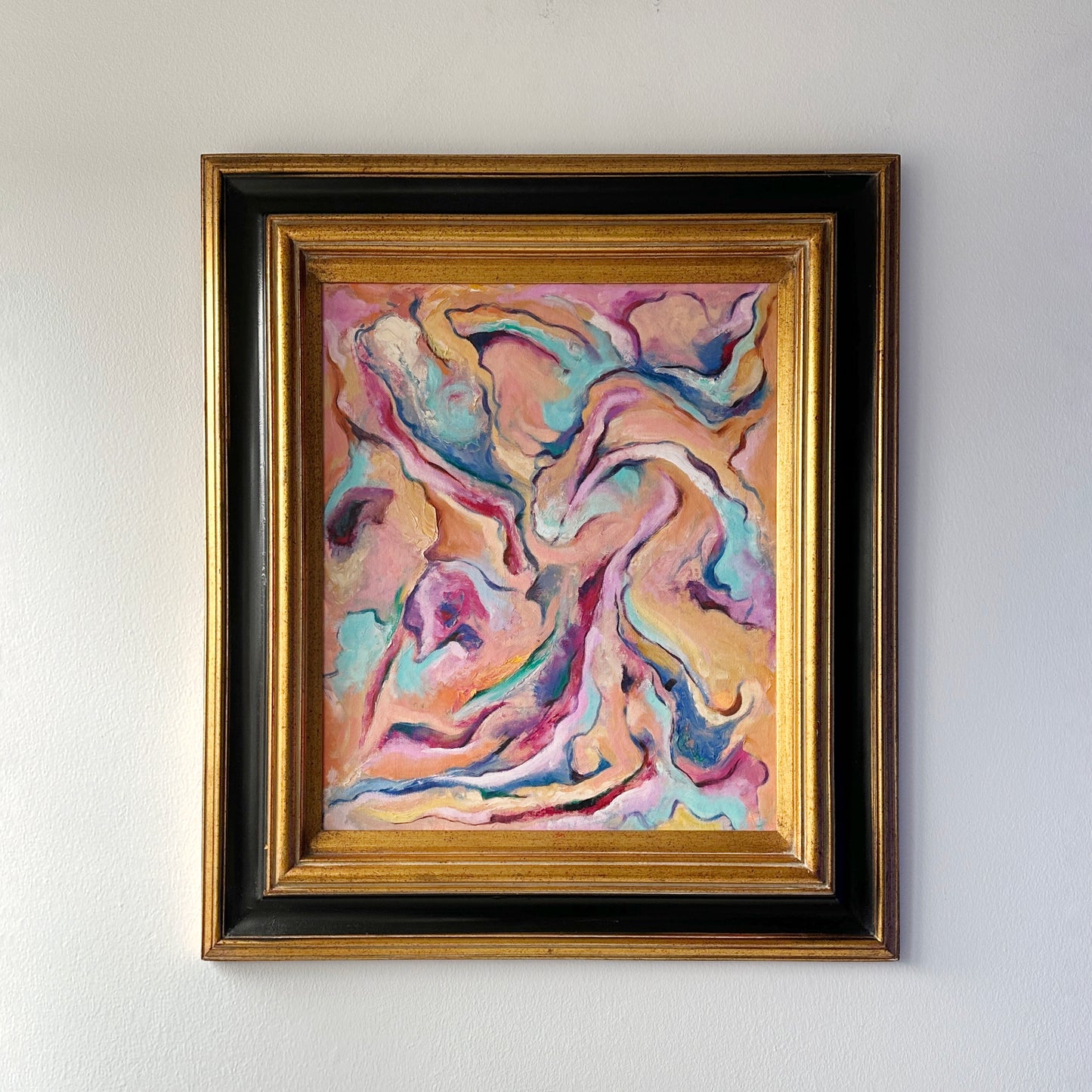 Walter E Cohen Jr (1912-2004) Abstract Expressionism Framed Original