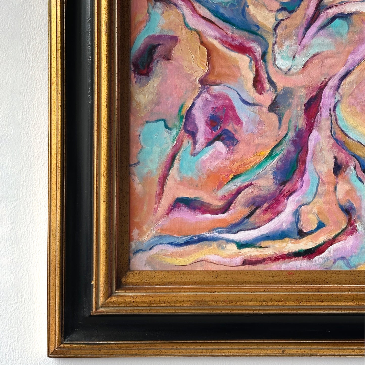 Walter E Cohen Jr (1912-2004) Abstract Expressionism Framed Original