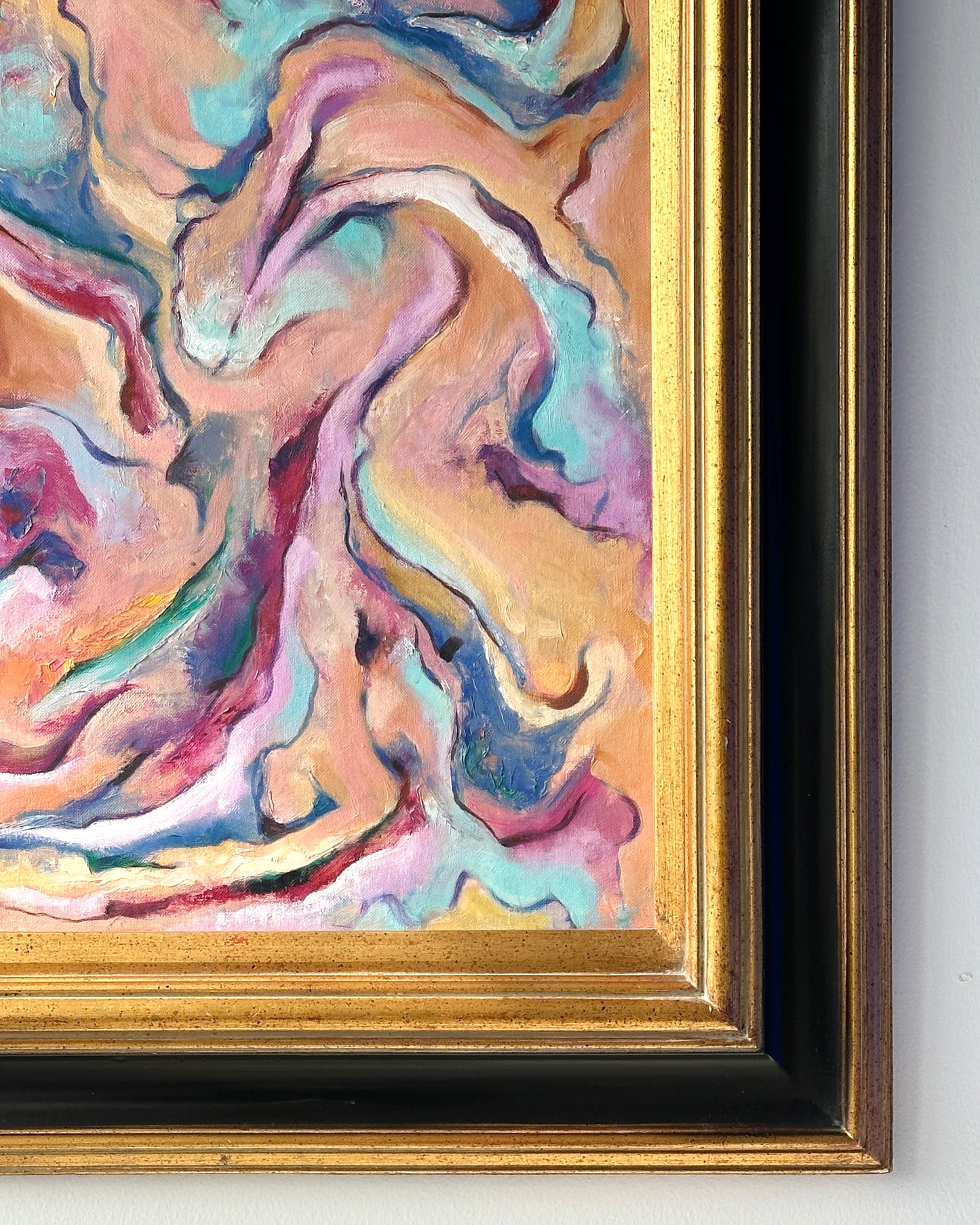 Walter E Cohen Jr (1912-2004) Abstract Expressionism Framed Original