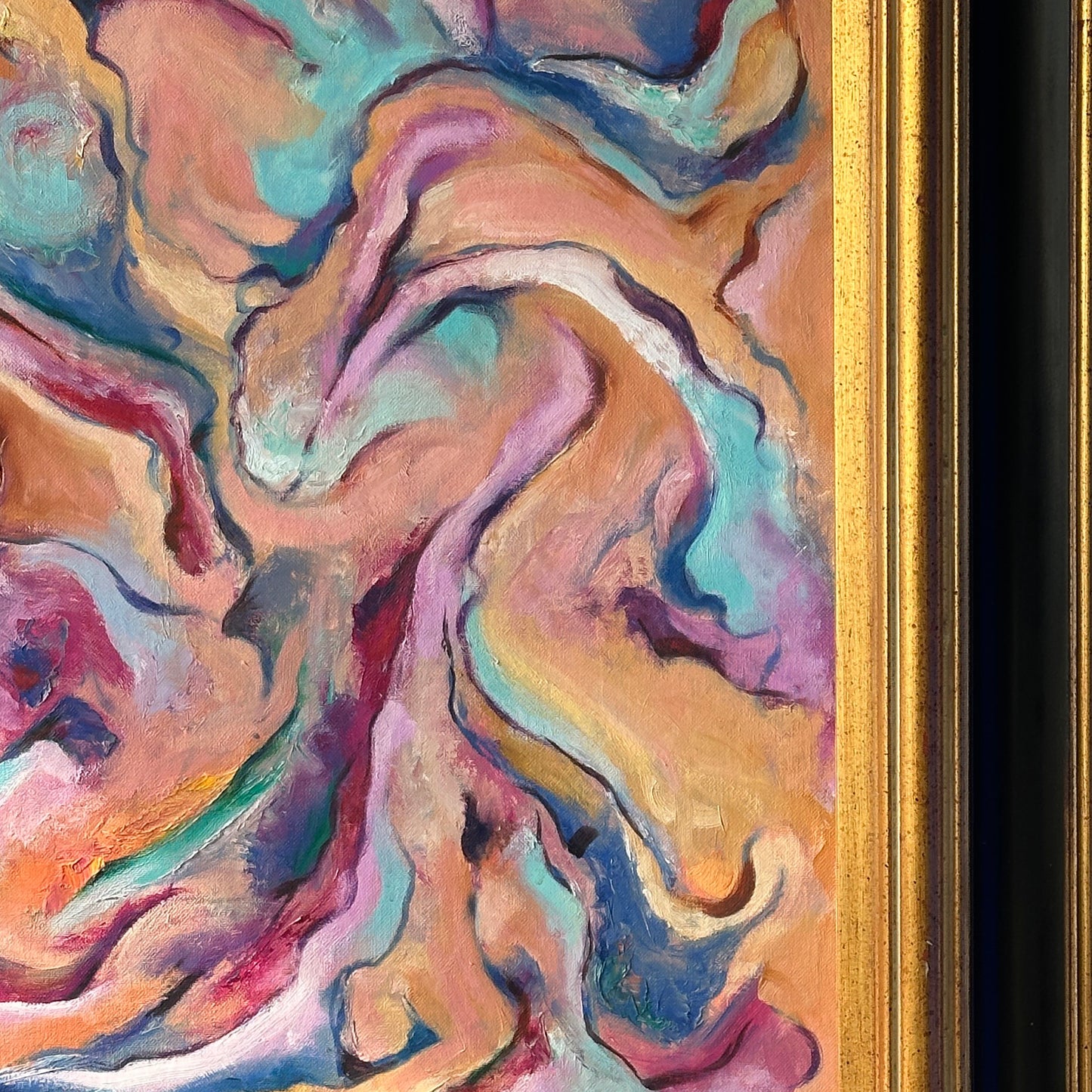 Walter E Cohen Jr (1912-2004) Abstract Expressionism Framed Original