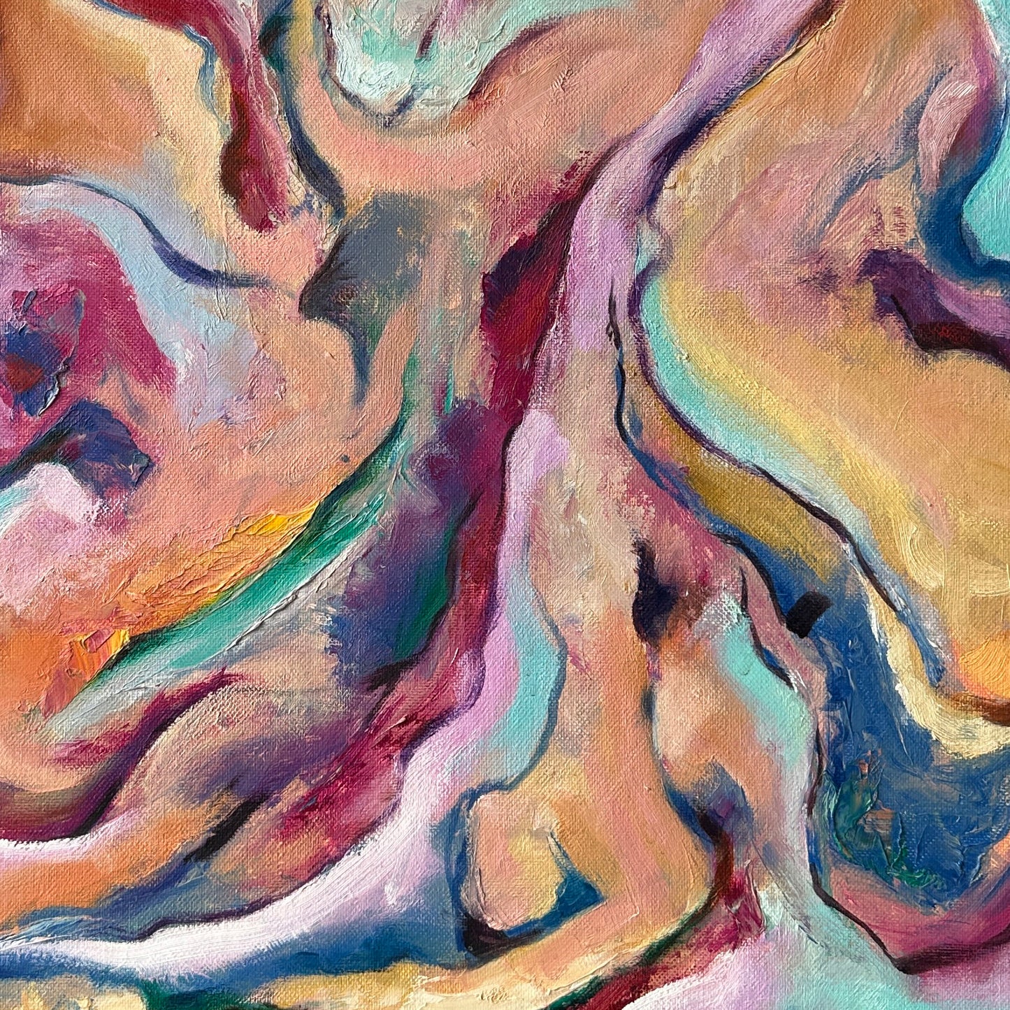 Walter E Cohen Jr (1912-2004) Abstract Expressionism Framed Original