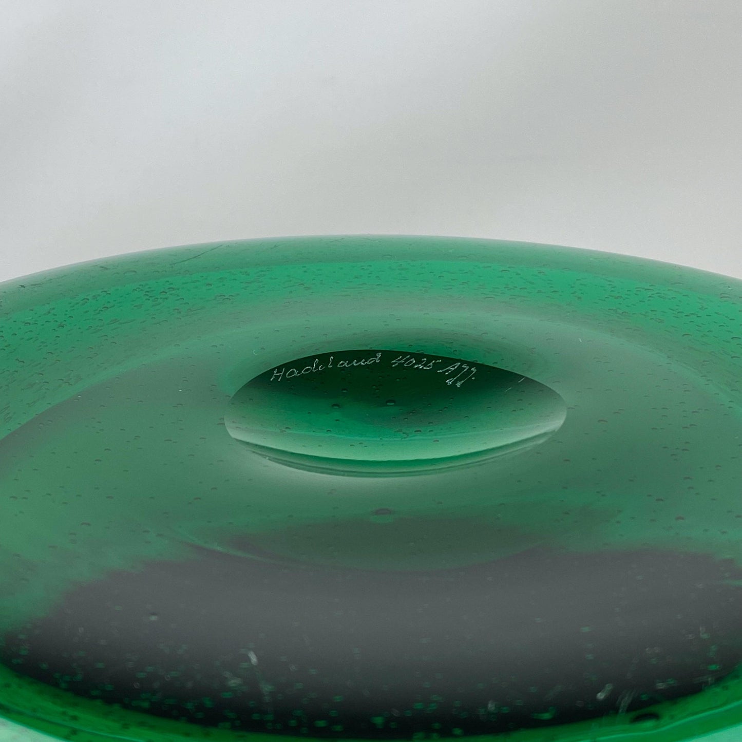 vintage Arne Jon Jutrem for Hadeland Glassverk Greenland Series Bowl Catchall