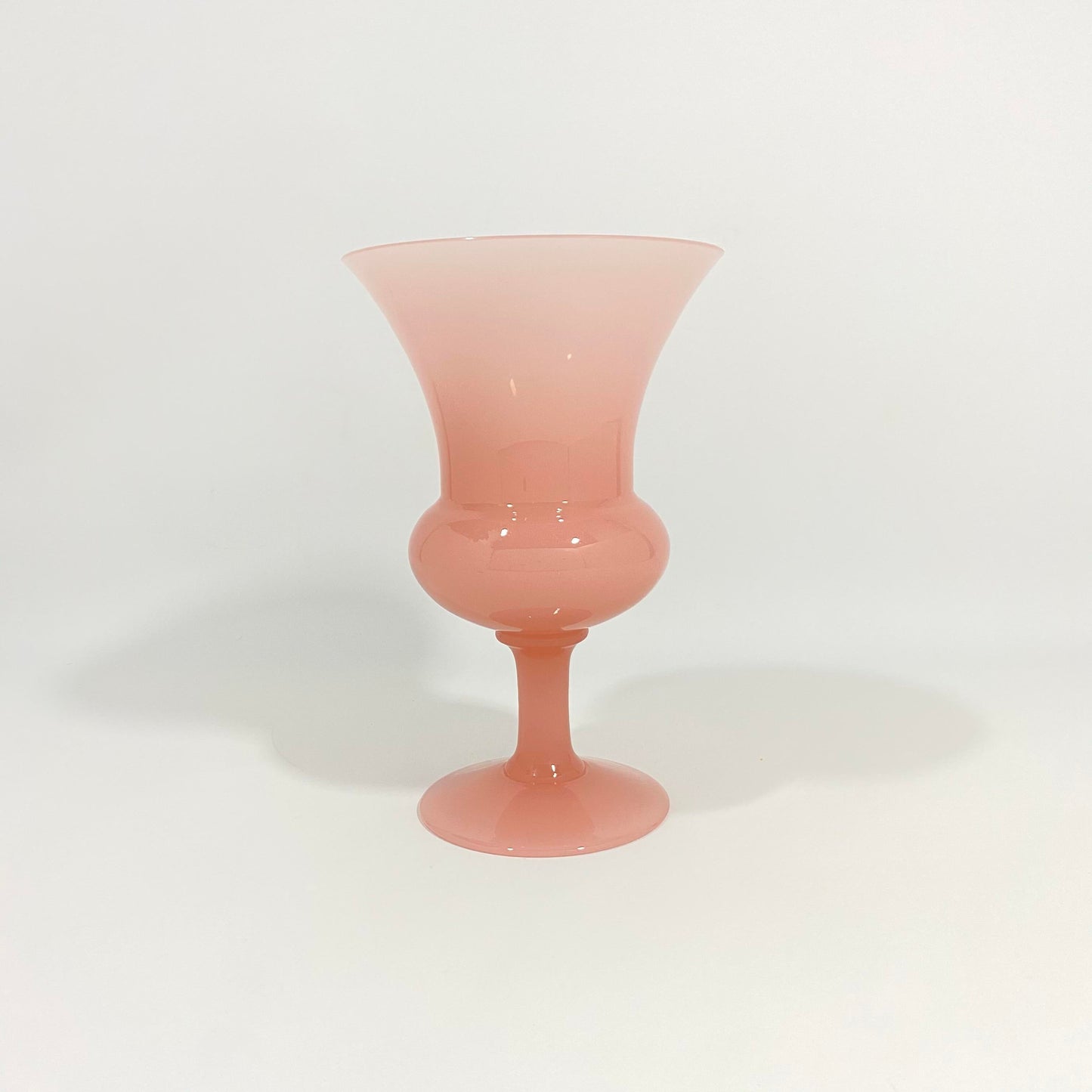 Blush Opaline Glass Vase