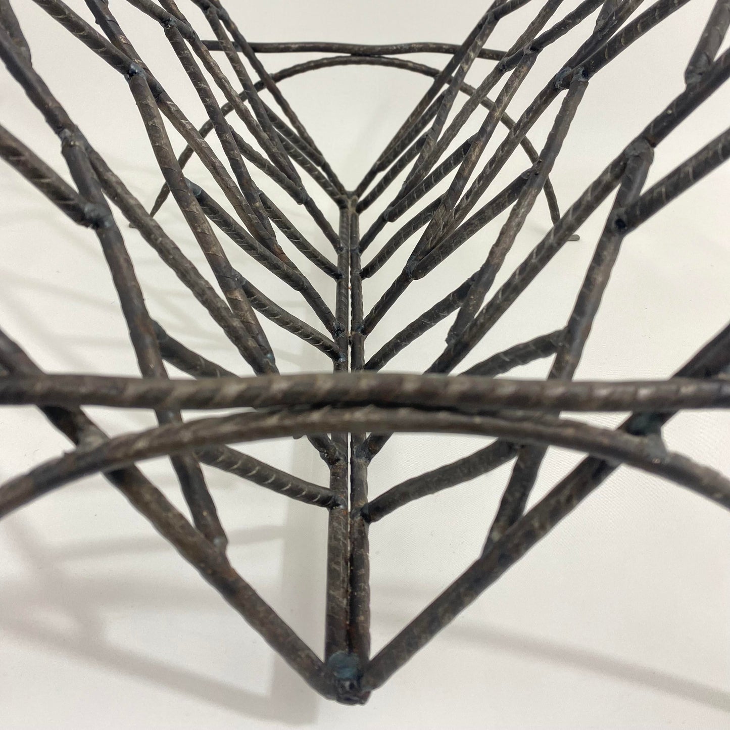 Brutalist Artist Studio Iron Magazine/Book Rack
