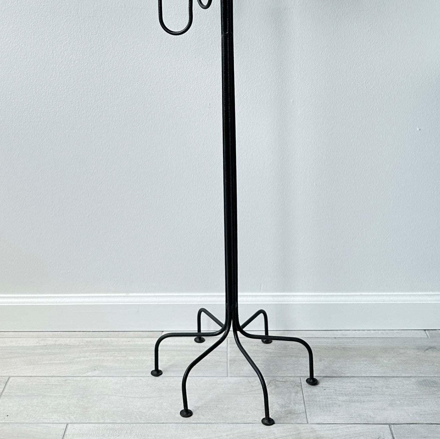 Vintage Wrought Iron Floor Candelabra