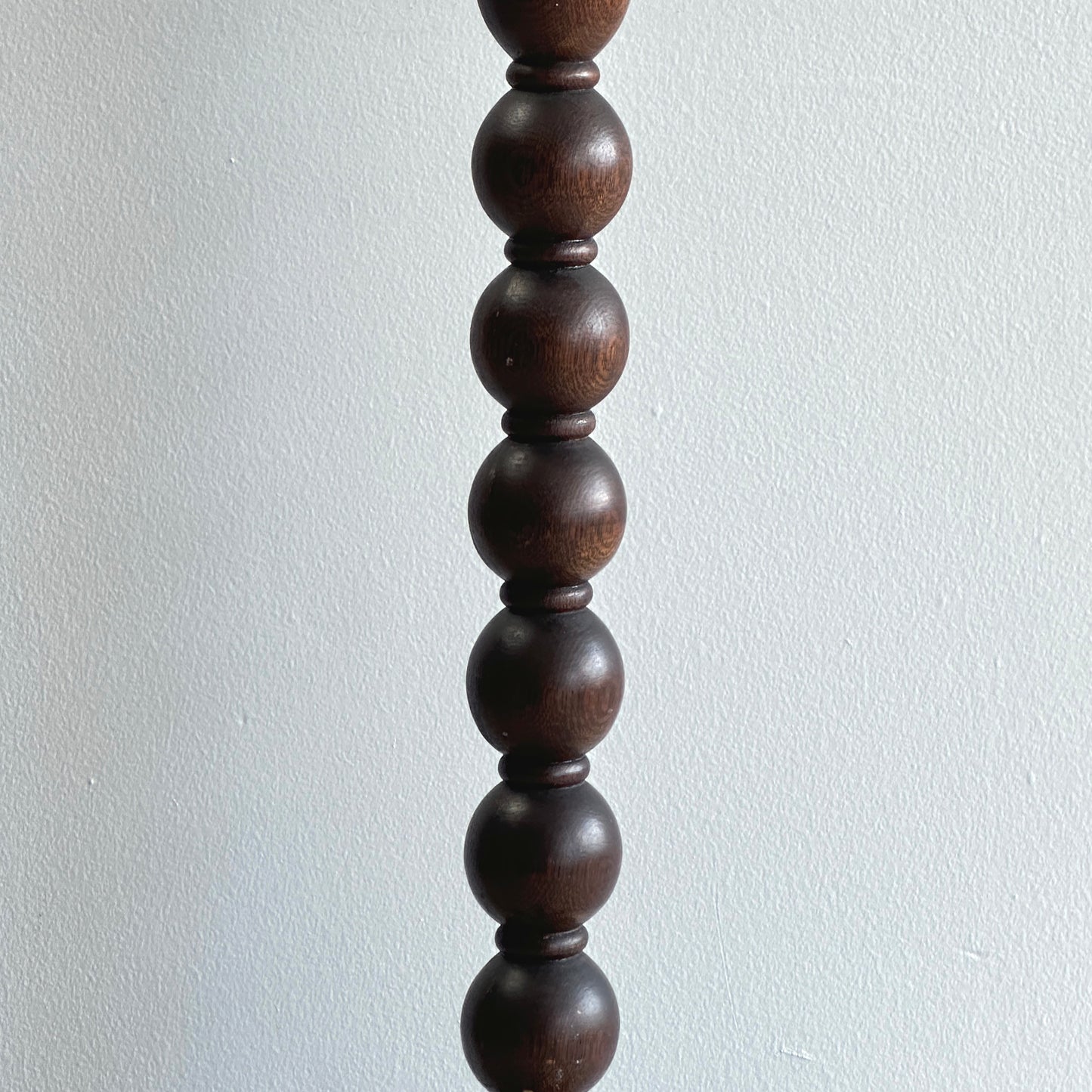 Early 20th Century Ball and Stick Hand Turned Oak Coat & Hat Rack