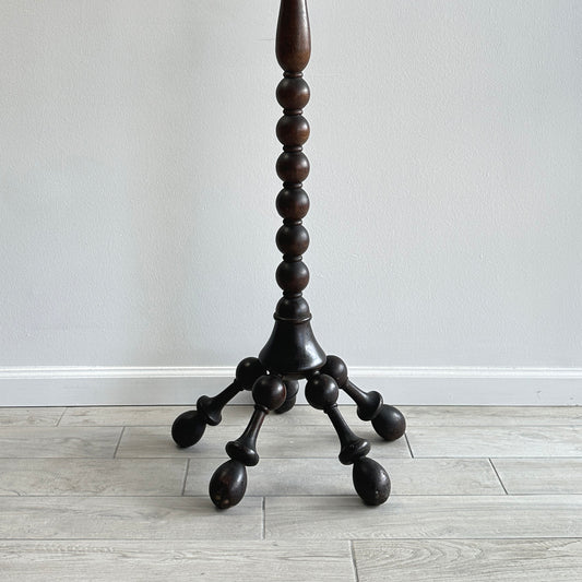 Early 20th Century Ball and Stick Hand Turned Oak Coat & Hat Rack
