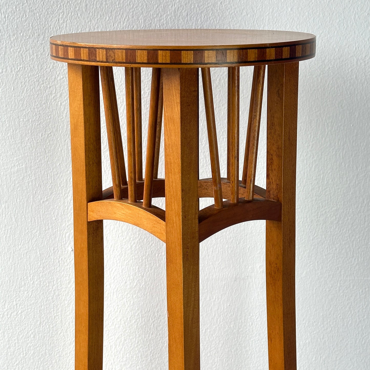 Early 20th Century Arts and Craft Inlay Pedestal