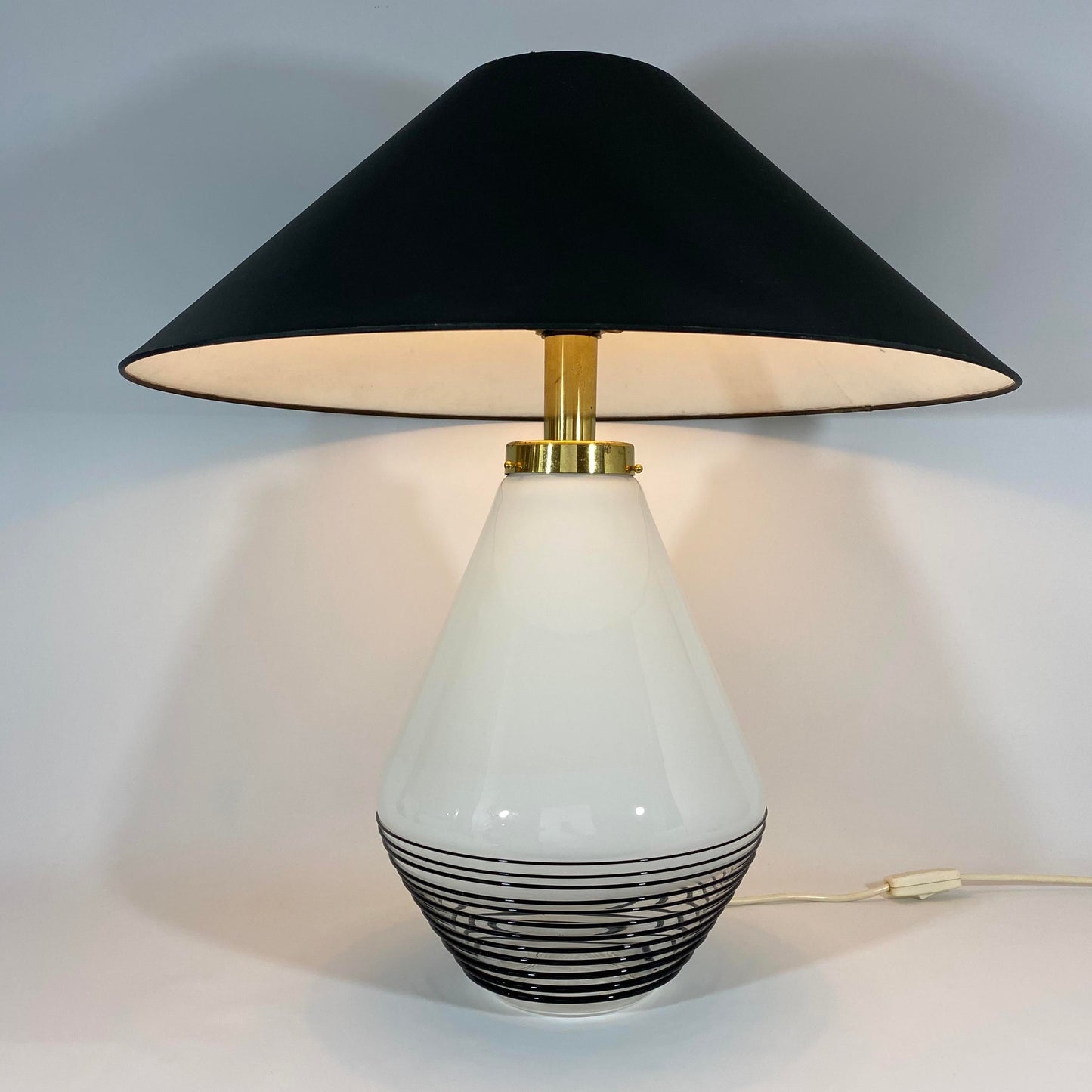 Lino Tagliapietra Attributed Murano Glass Table Lamp by La Murrina