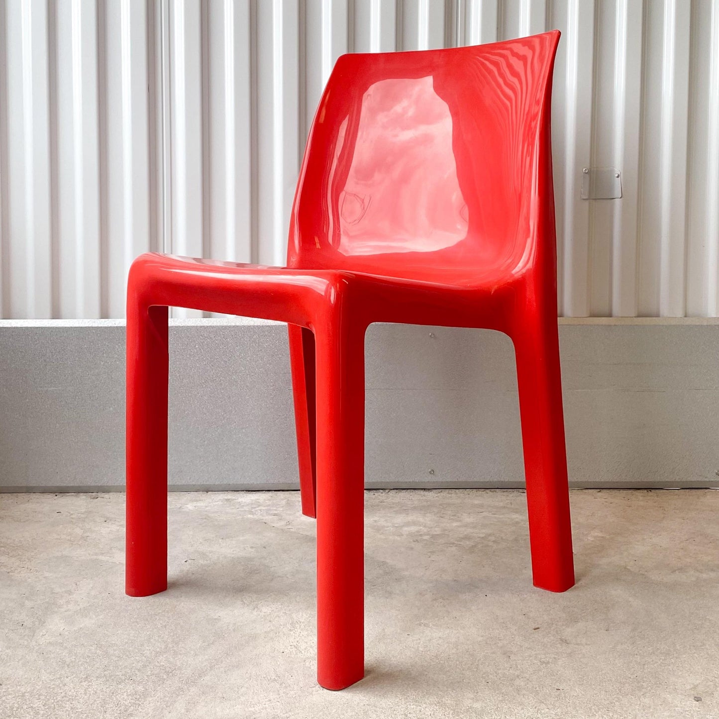 Magistretti Selene Style Molded Plastic Chair by Polyform