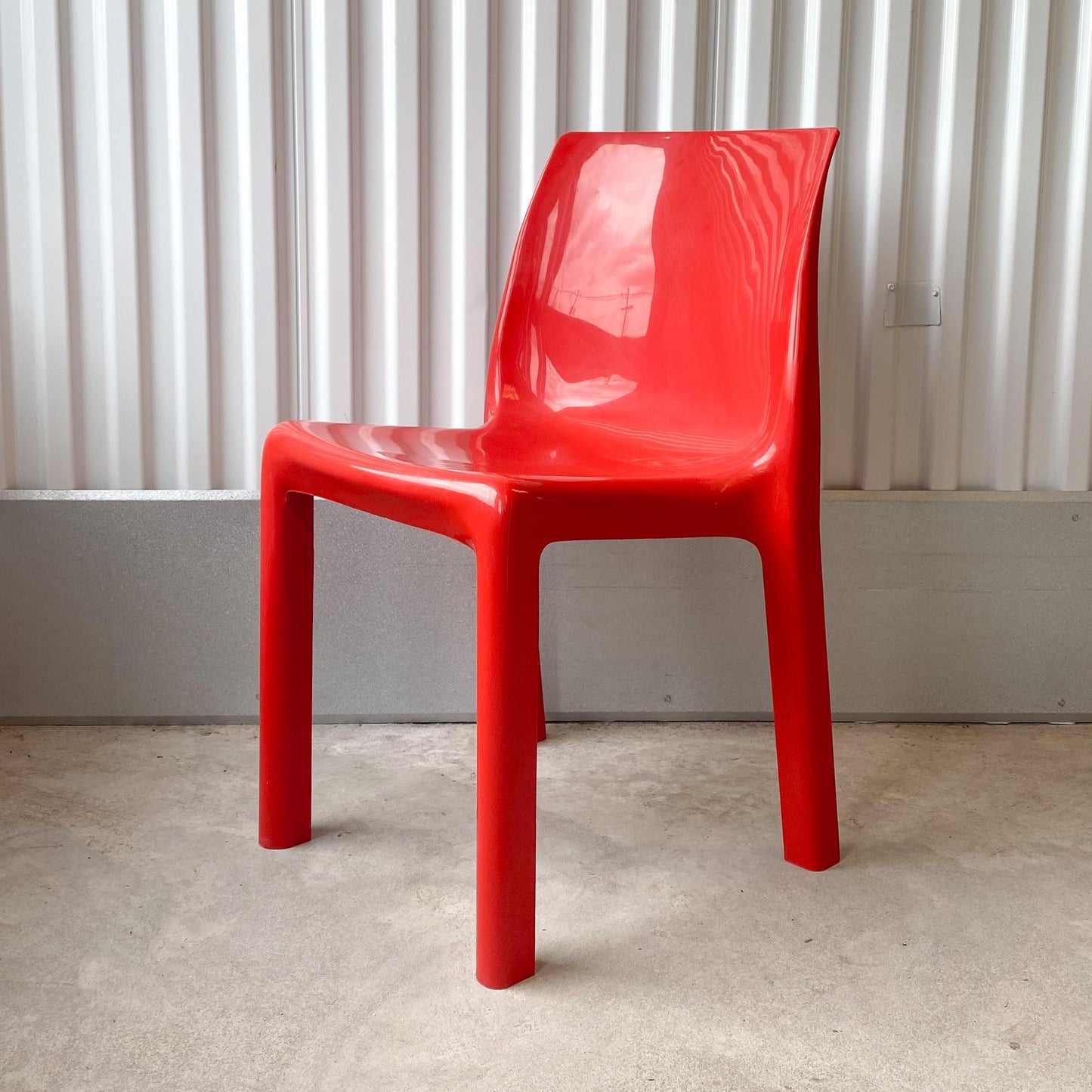 Magistretti Selene Style Molded Plastic Chair by Polyform