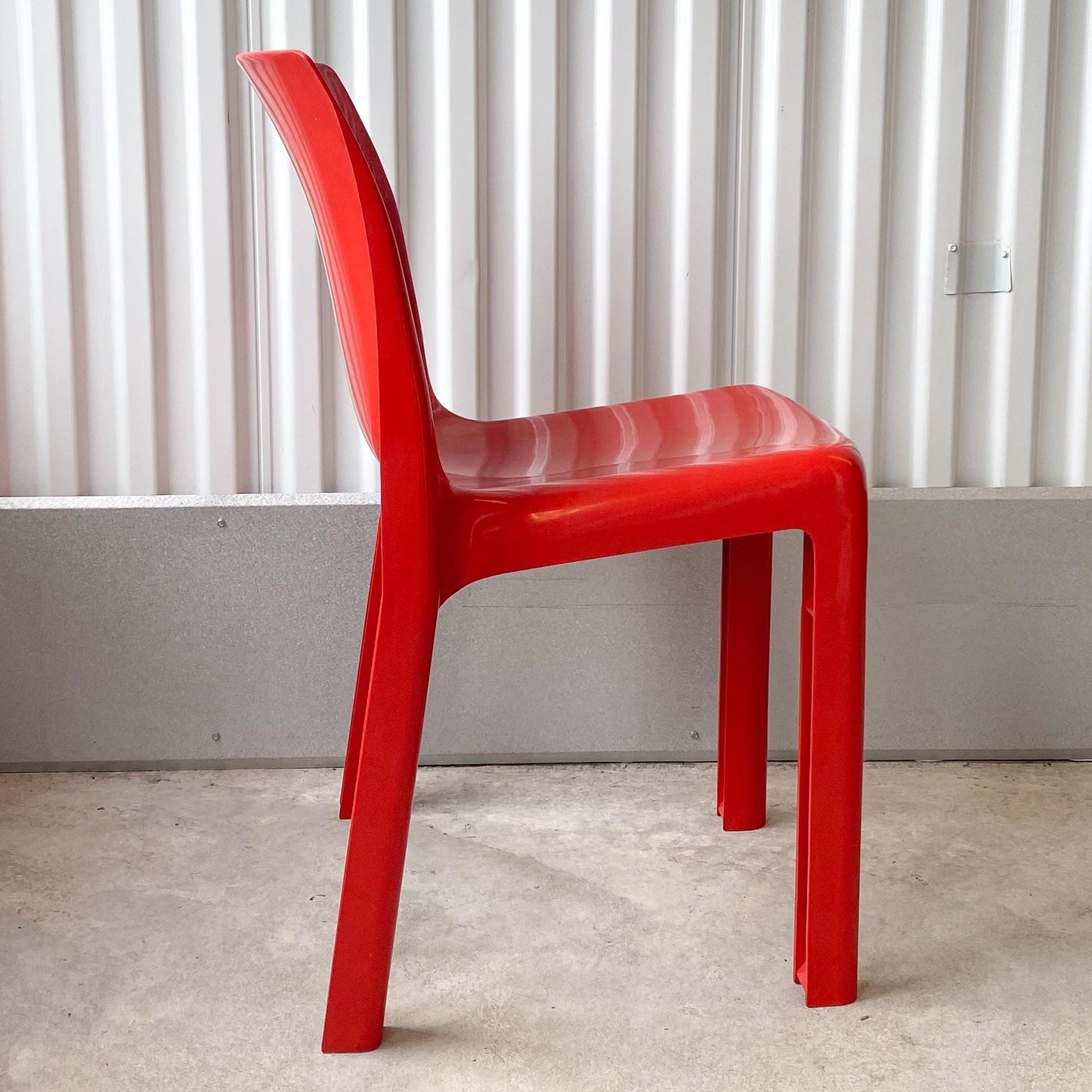 Magistretti Selene Style Molded Plastic Chair by Polyform