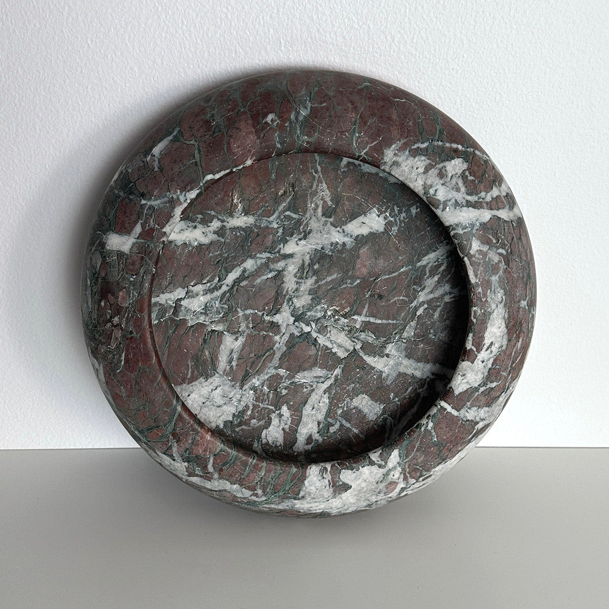Italian Red Marble Rounded Edge Catchall