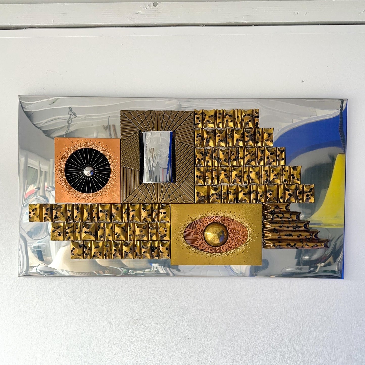 Brutalist Wall Sculpture in the Style of Paul Vanders