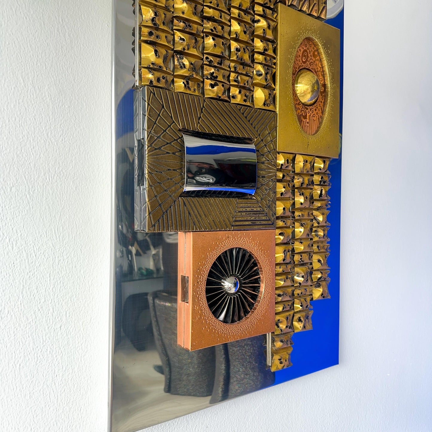Brutalist Wall Sculpture in the Style of Paul Vanders