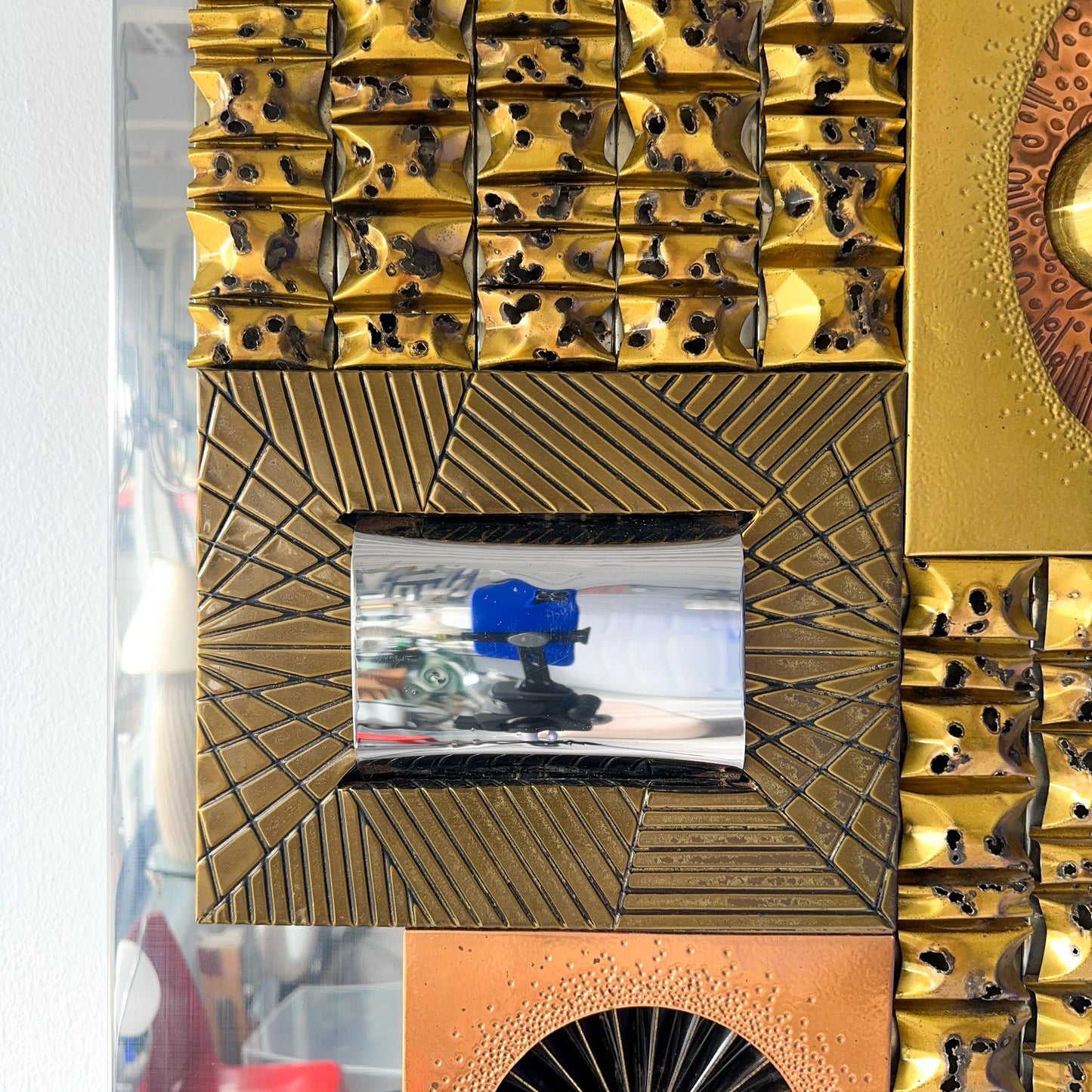 Brutalist Wall Sculpture in the Style of Paul Vanders