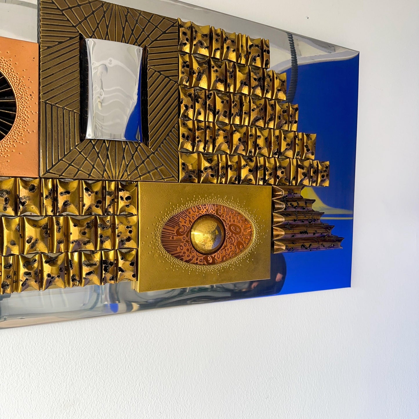 Brutalist Wall Sculpture in the Style of Paul Vanders