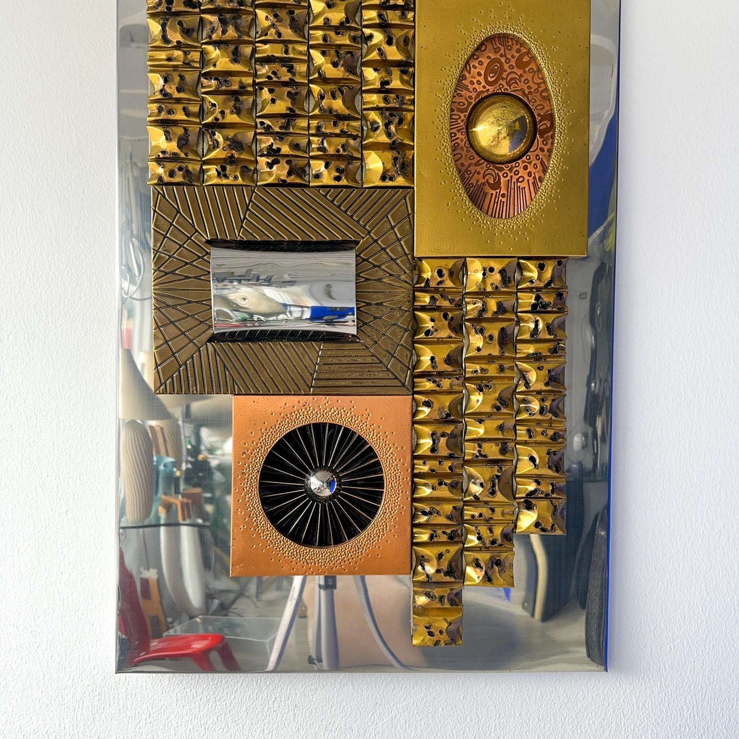 Brutalist Wall Sculpture in the Style of Paul Vanders