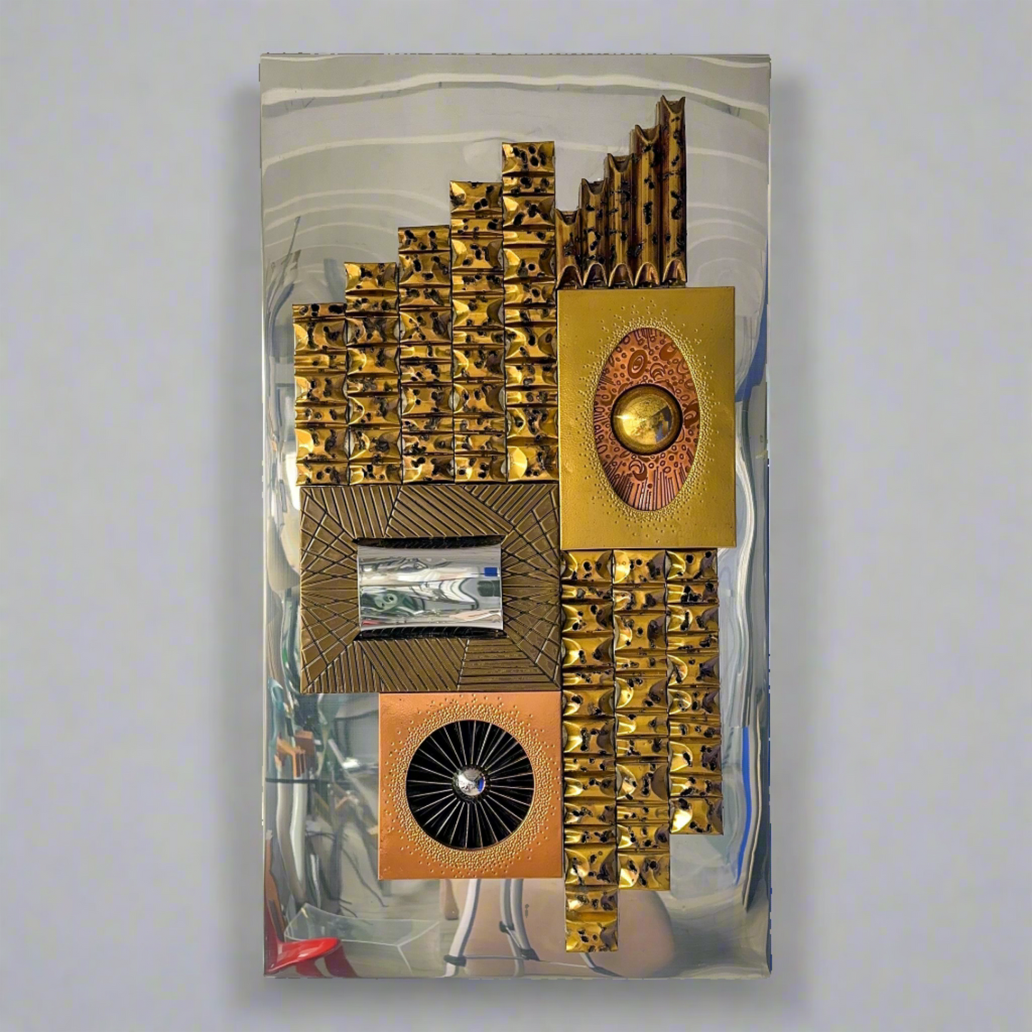 Brutalist Wall Sculpture in the Style of Paul Vanders