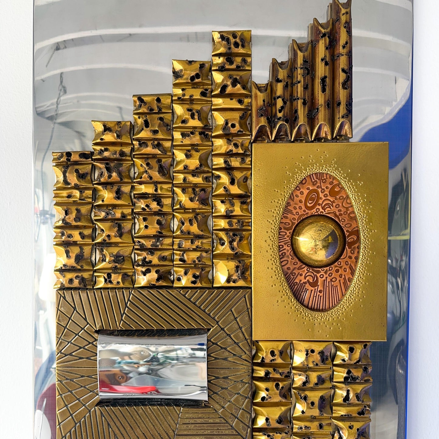 Brutalist Wall Sculpture in the Style of Paul Vanders
