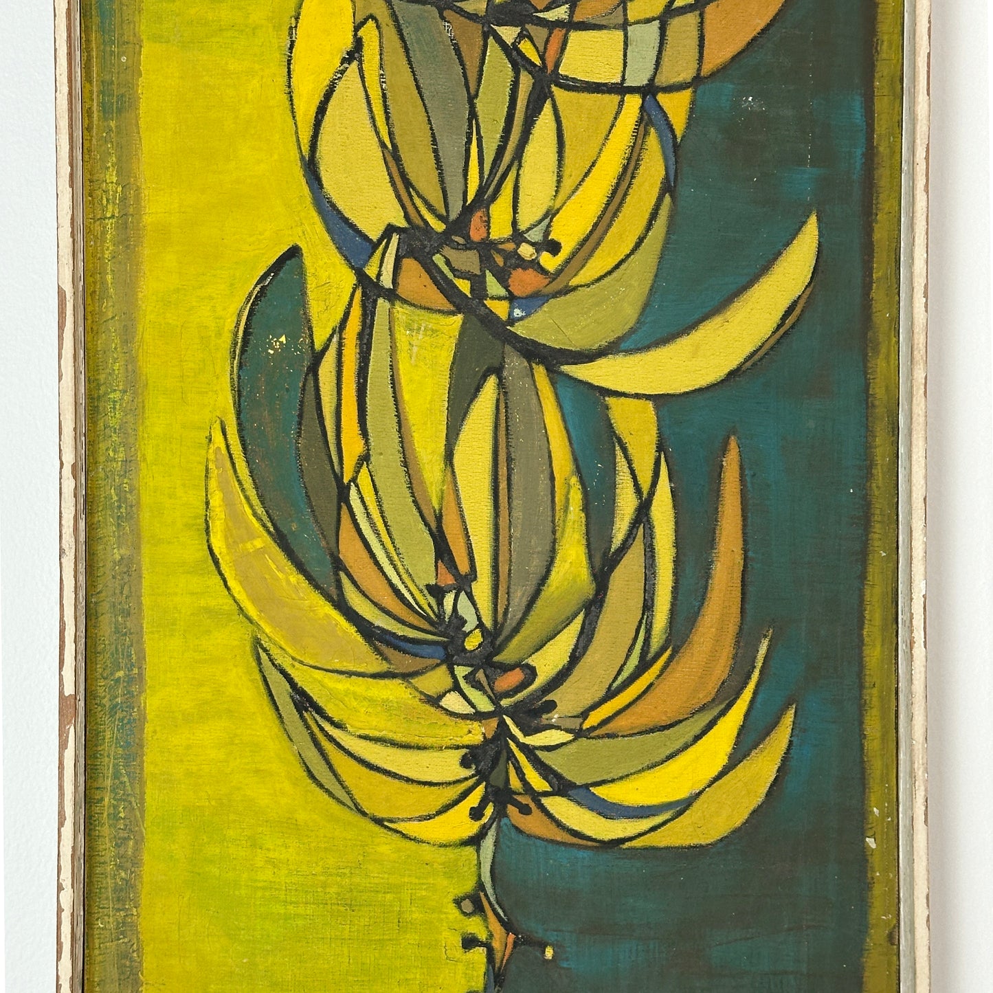 Richards Mid-Century Banana Bunch Original Painting, 1950