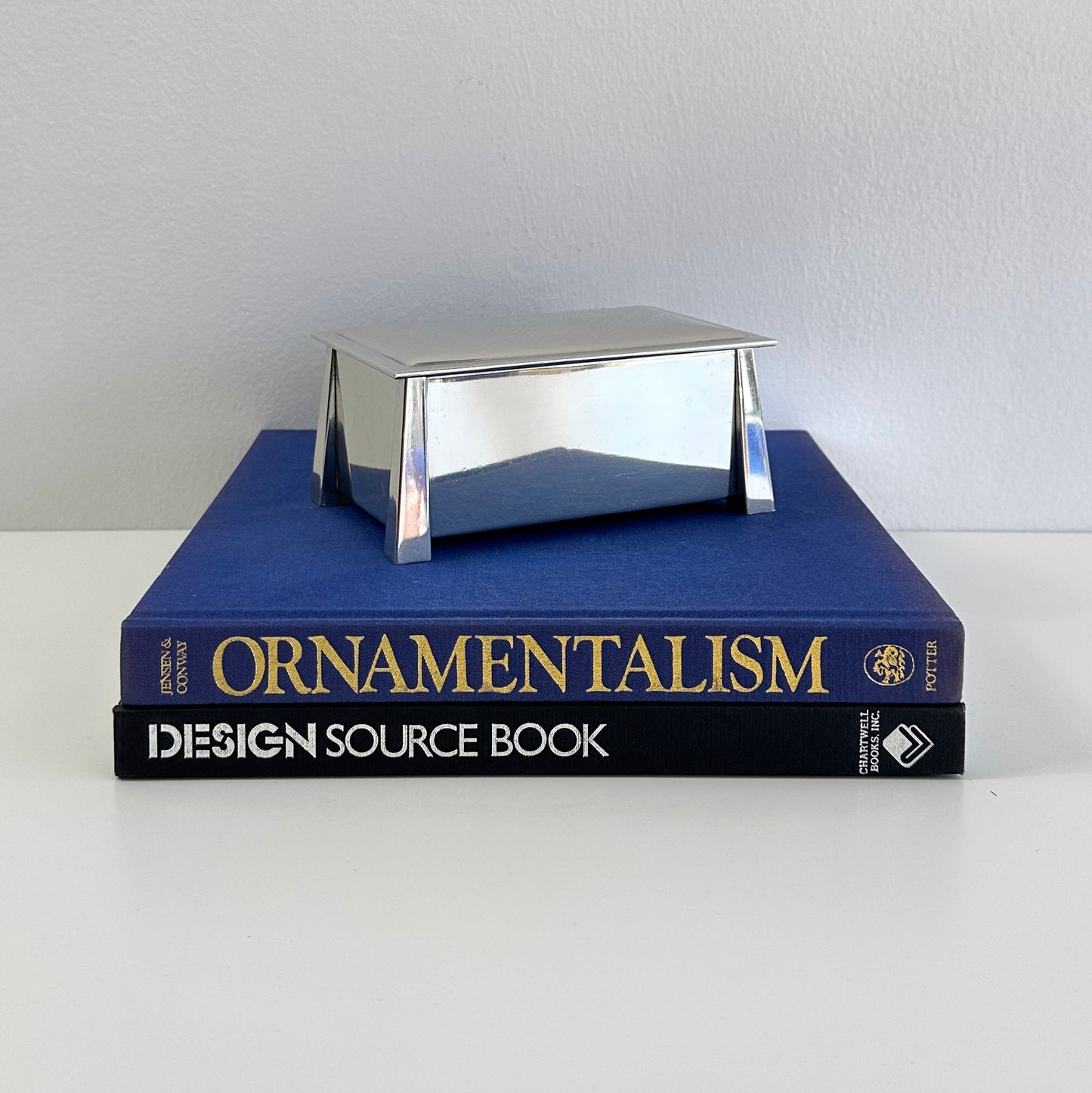 Early 20th Century Art Deco Nickel Silver Trinket Box