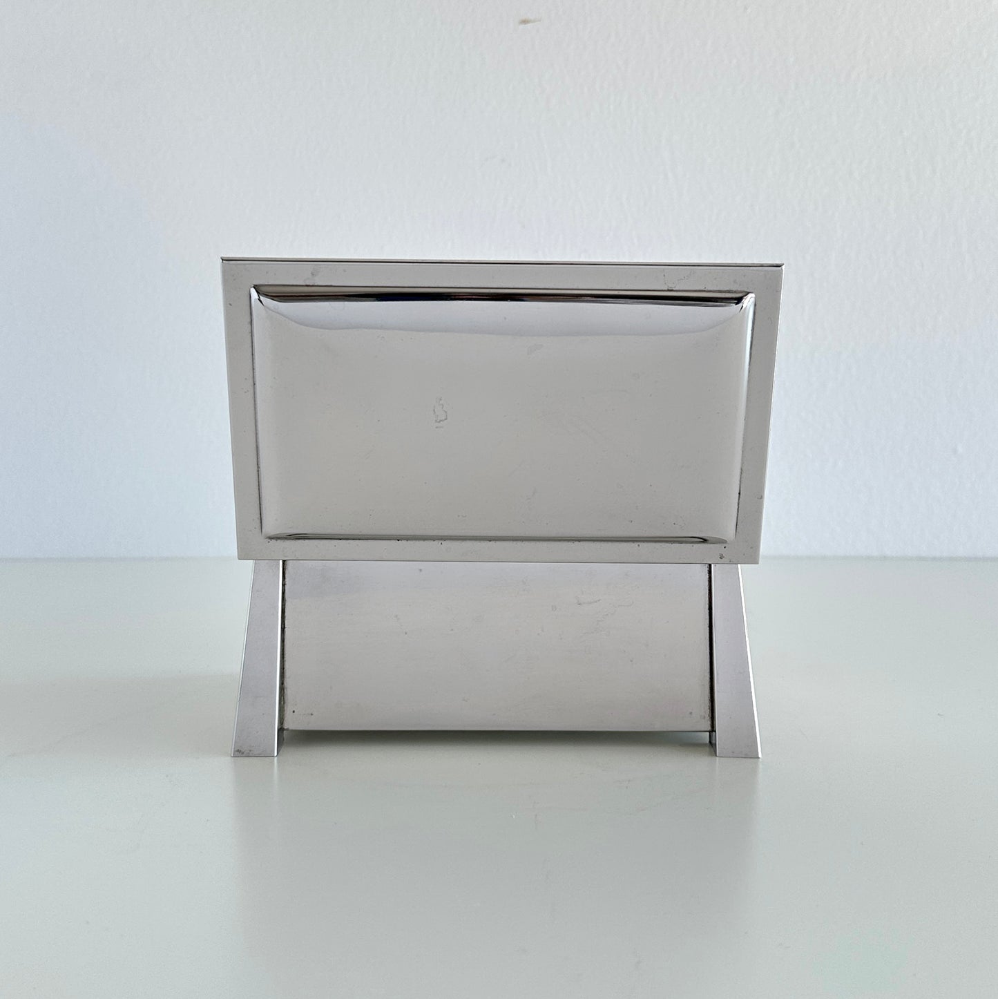 Early 20th Century Art Deco Nickel Silver Trinket Box