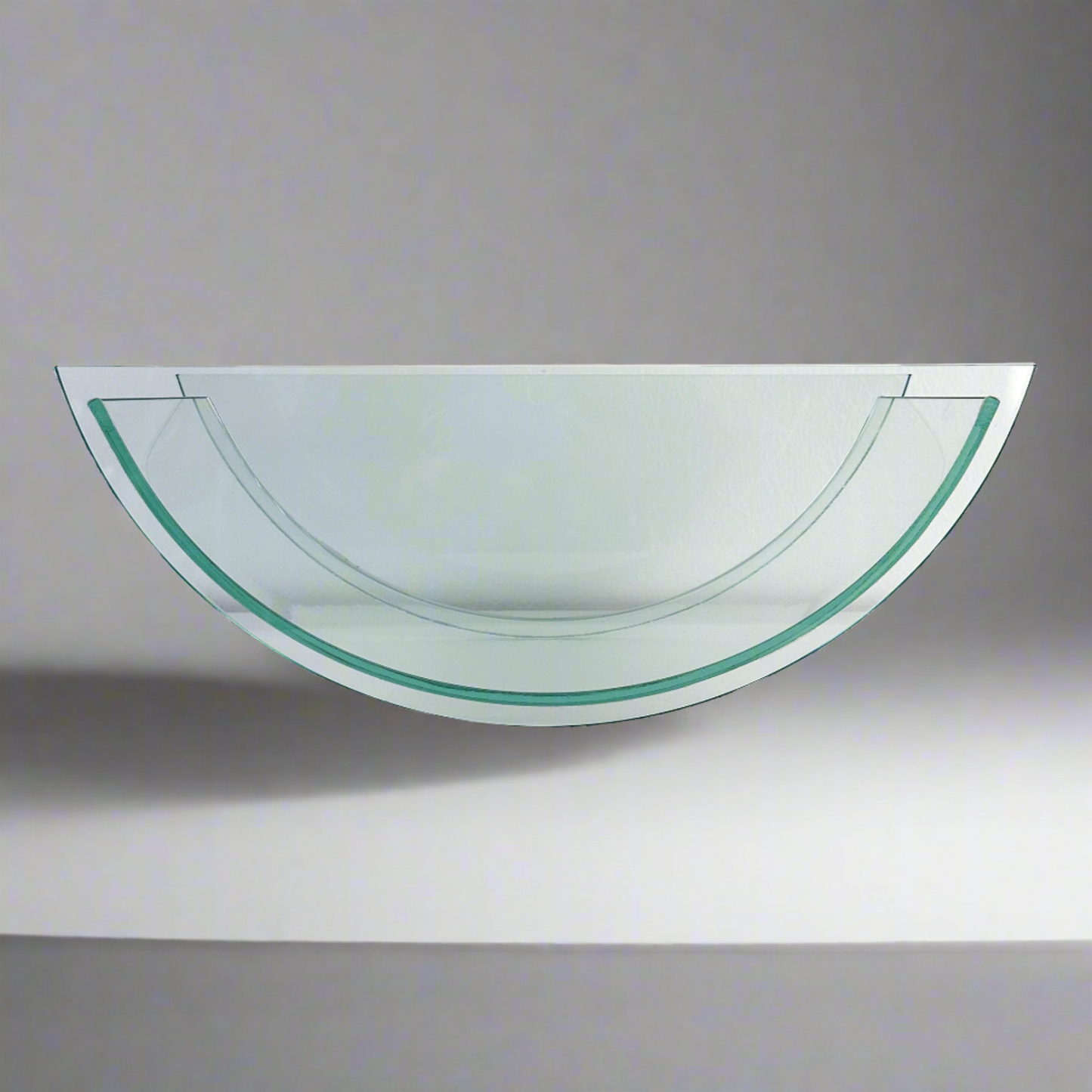 Postmodern Counterweight Glass Vase or Fruit Bowl
