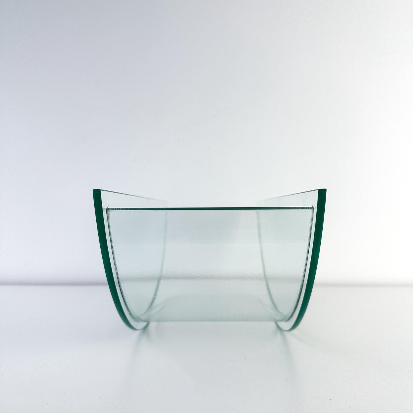 Postmodern Counterweight Glass Vase or Fruit Bowl