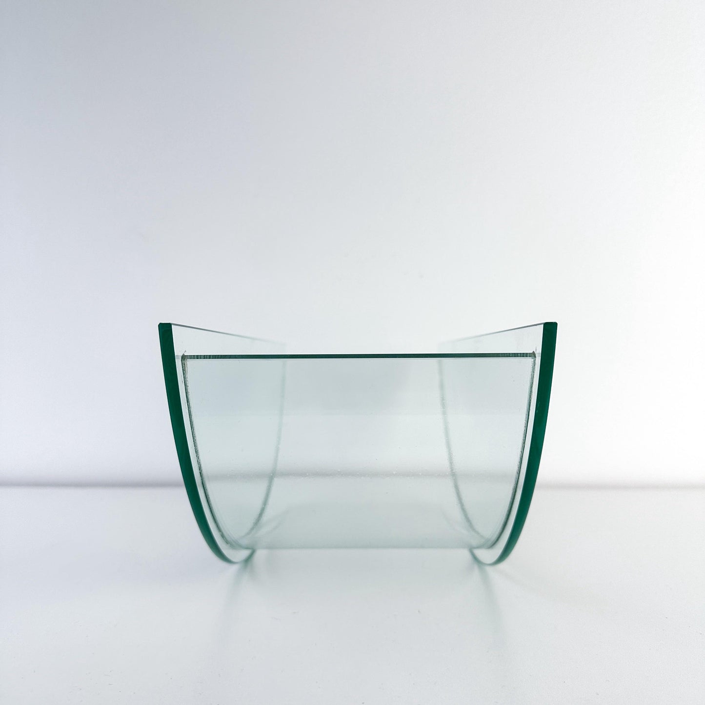 Postmodern Counterweight Glass Vase or Fruit Bowl