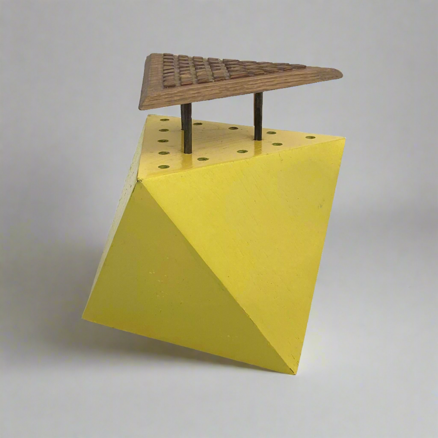 Postmodern Artist Studio Wood Sculpture