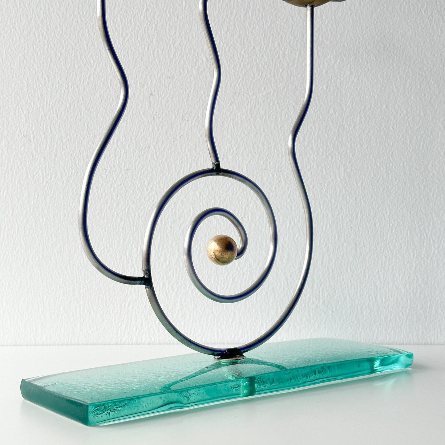 Postmodern Tony Evans(1942-2009) Three Candle Candelabra