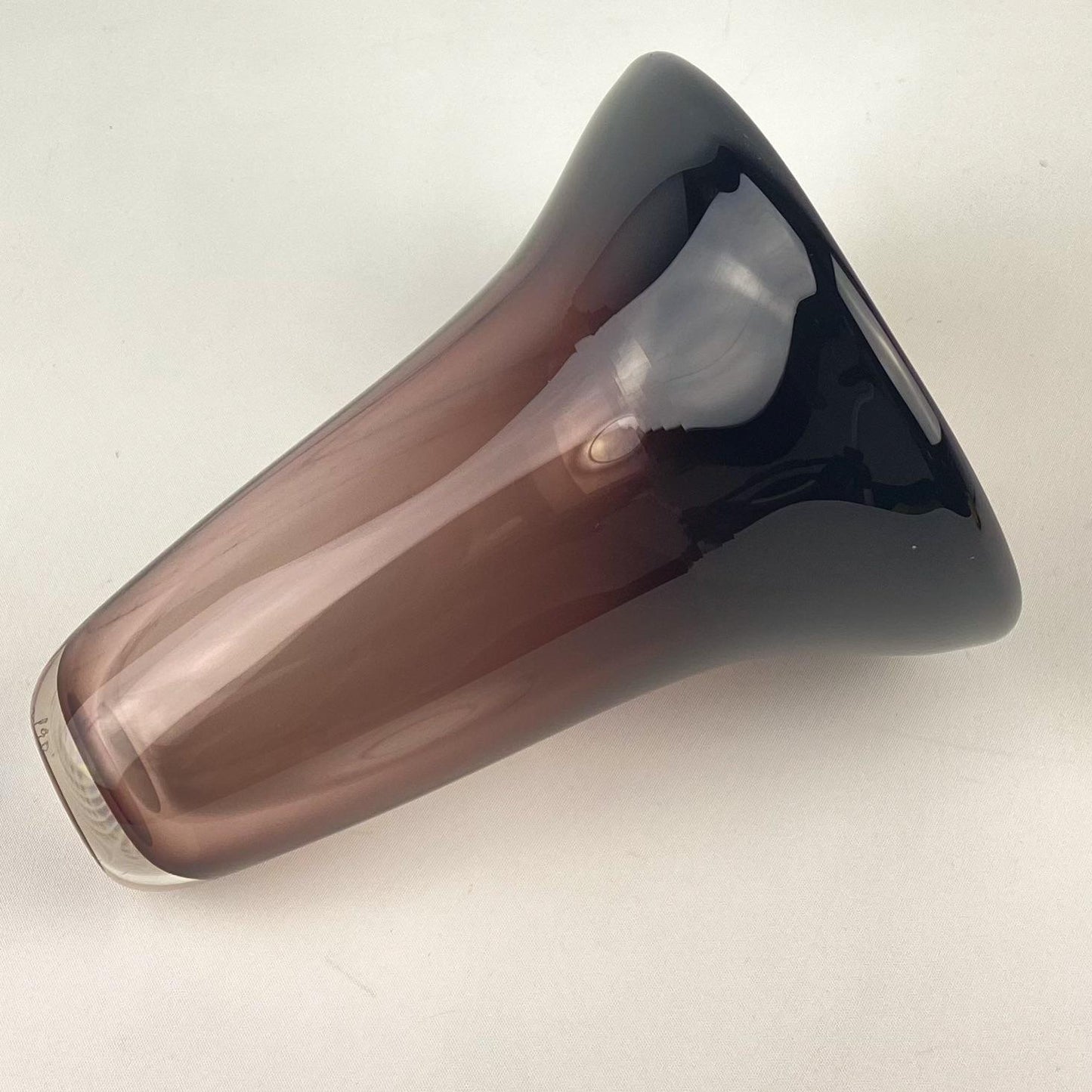 Artist Studio Signed Glass Vase