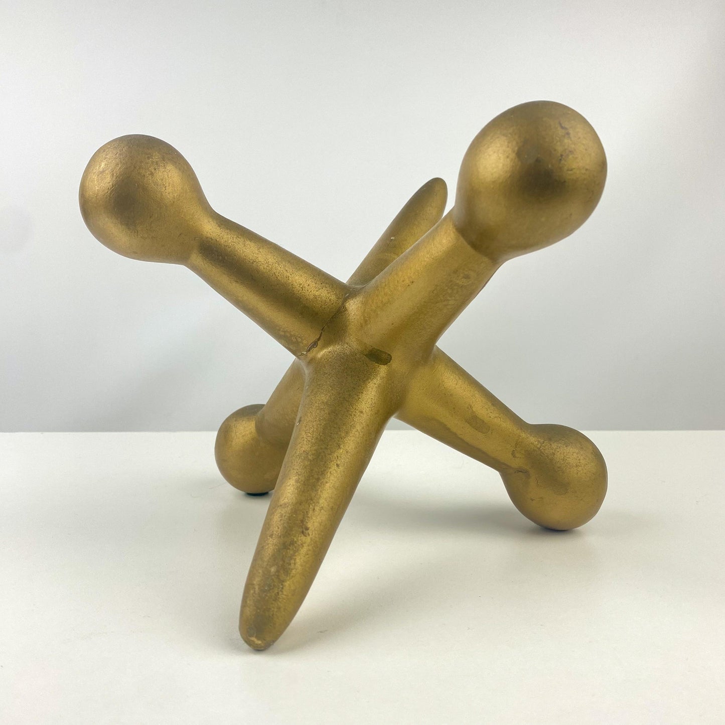 Mid Century Modern Jack and Marble Oversized Ceramic Objects