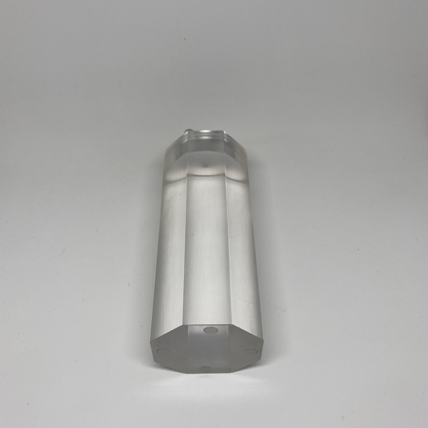 Opaque Lucite Faceted Table Lighter