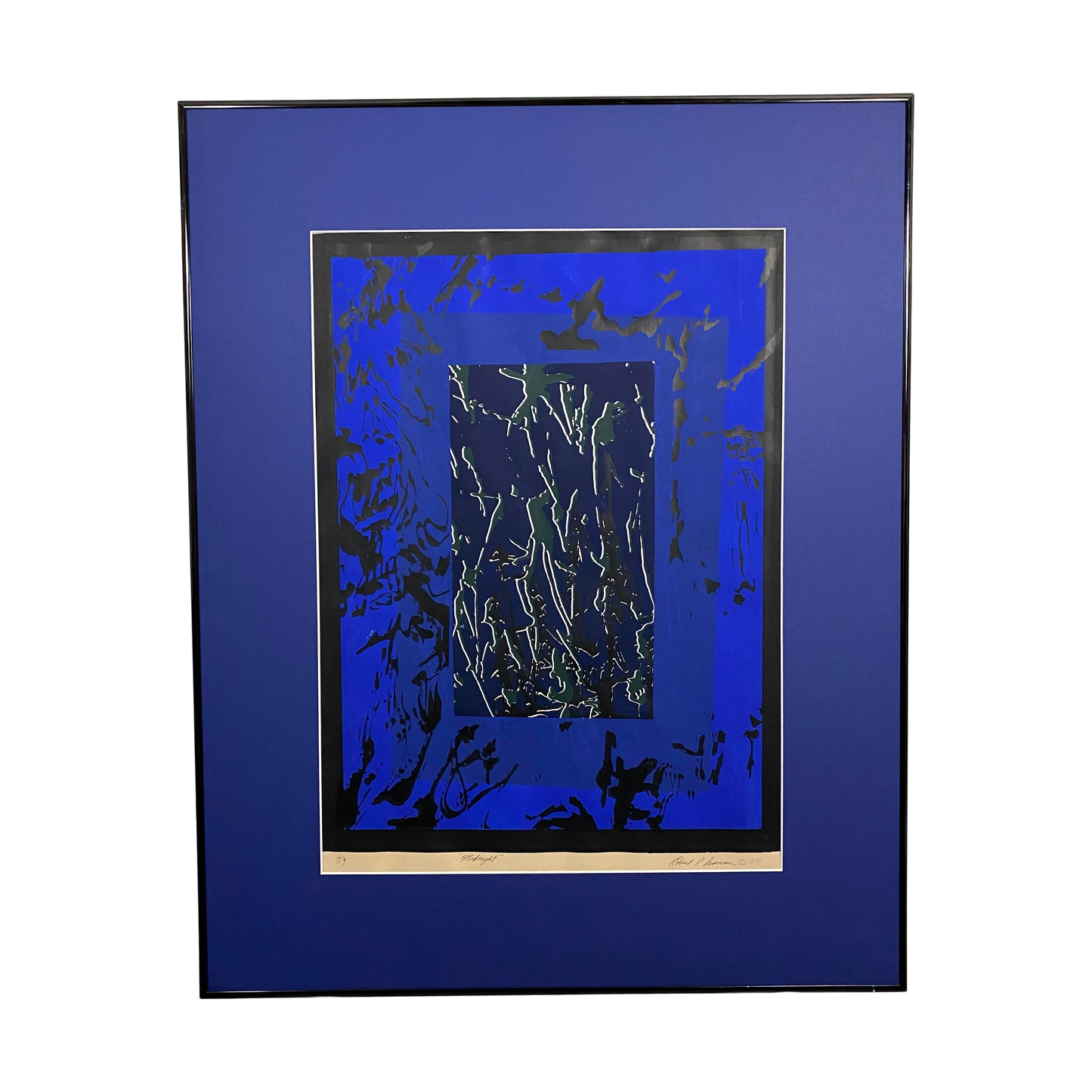 1975 Robert Levenson "Midnight" Silkscreen Original