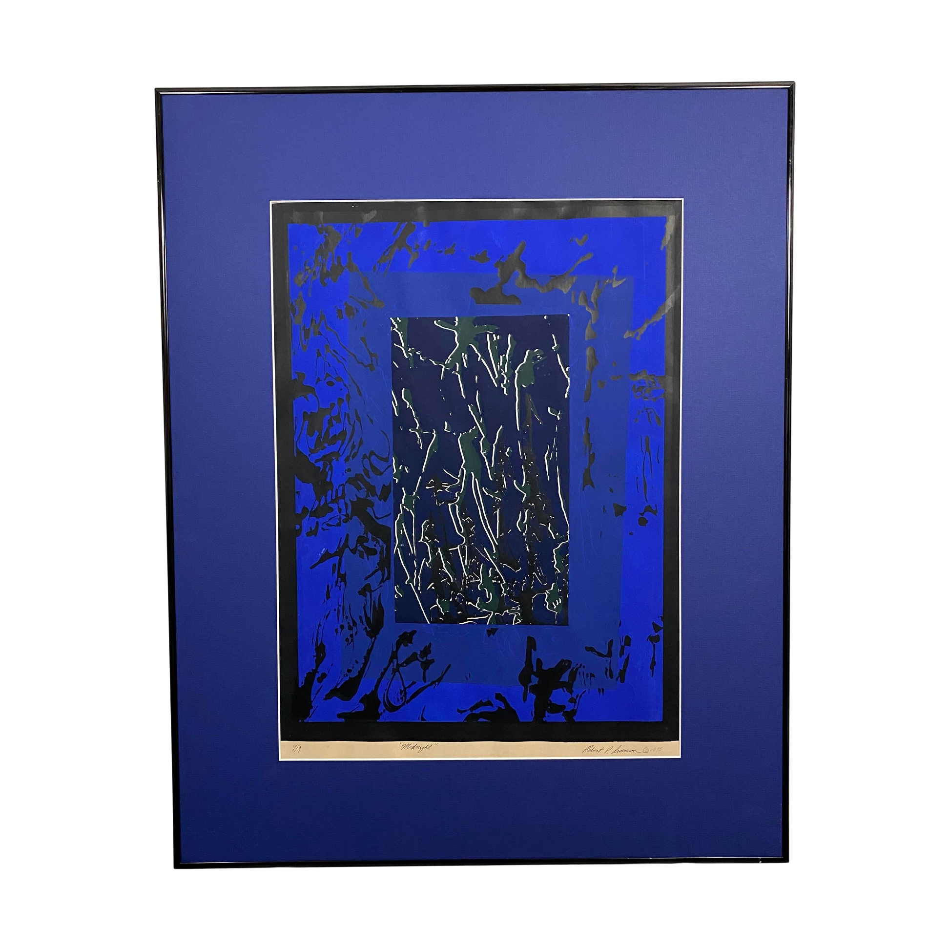 1975 Robert Levenson "Midnight" Silkscreen Original