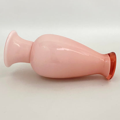 Larry Laslo for Mikasa Blush Art Glass Opaline Vase